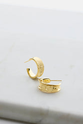 Bianca Mini Gold Hoop Earrings